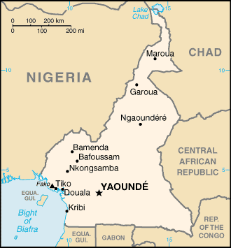 Carte du Cameroun Carte du Cameroun