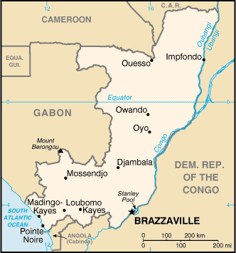 Carte du Congo