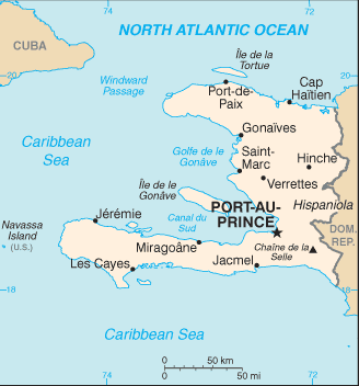 Carte de Haiti Carte de Haiti