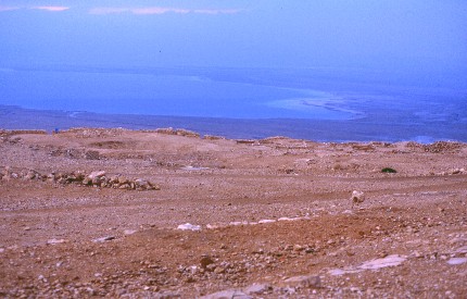 Masada, vue sur la Mer Morte