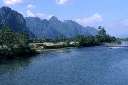 Vang Vieng, rivière Nam Song