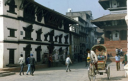Katmandou, maison de la Kumari