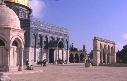 Jérusalem-Est, esplanade du Dôme du Rocher