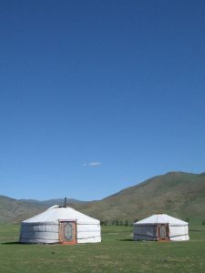 Yourtes, Mongolie